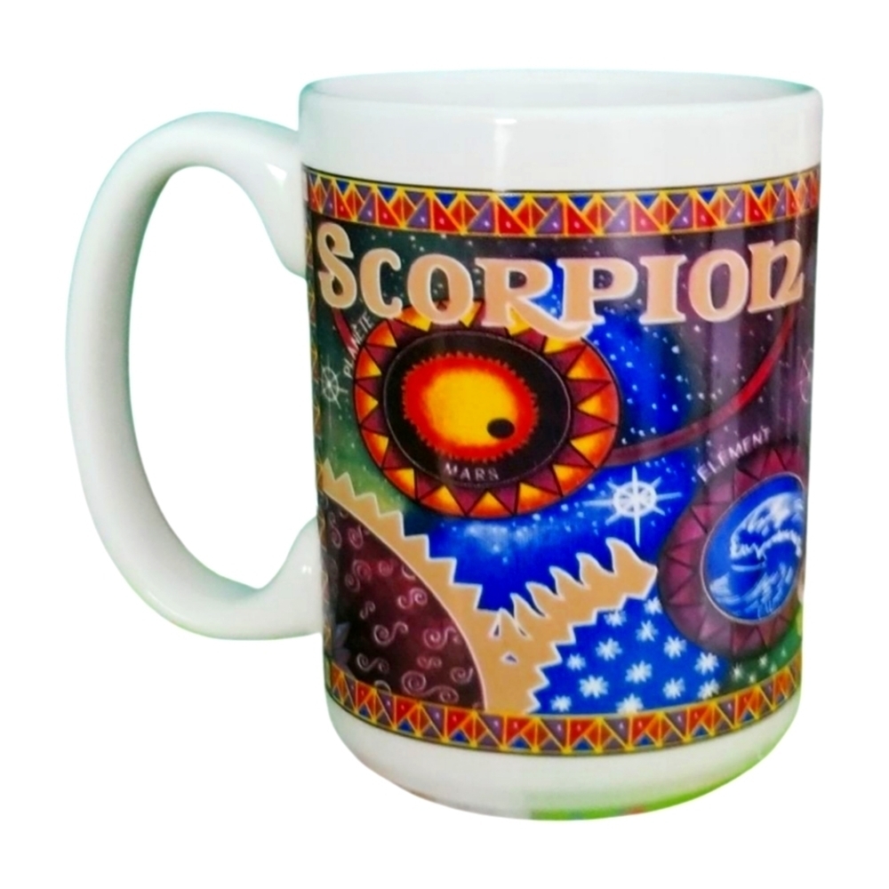 🦂 90s Scorpio astrological mug